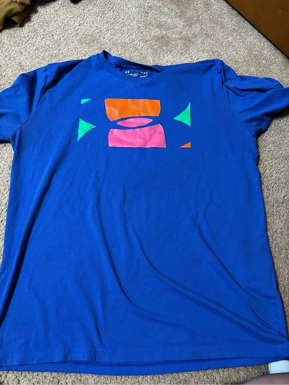 Under Armour Men's Geometric Logo Tee Size Large